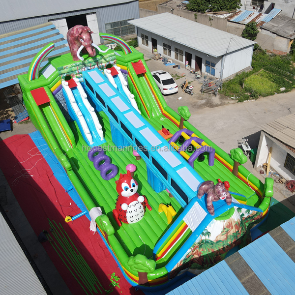 Inflatable Slide Factory - Blower Outdoor Children Inflatable Bouncy