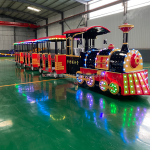 Trackless Train Supplier - 18 Seats Indoors Resort Fun Kids Electric