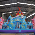 Amusement Equipment Supplier - Indoor Kids Bouncy Castle with Slide