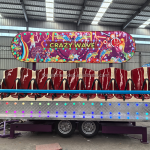 Wave Ride Manufacturer - 10 Seats Funfair Carnival Mechanical Trailer