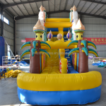 Water Slide Supplier - PVC with Pool Outdoor Bounce House Slide