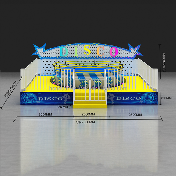 Tagada Disco Factory - 20 Seats Foldable Samba Kids Mechanical Game