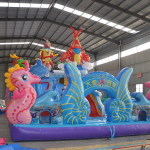 Amusement Equipment Supplier - Indoor Kids Bouncy Castle with Slide