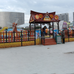 Roller Coaster Supplier - 12 Seats Toys Set Electric Outdoor Adults