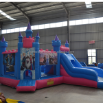 Bouncy Castle Manufacturer - Princess Jumping Bouncy Castle with Slide