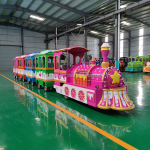 Tourist Ride Supplier - 16 Seats Tourist Train for Resort Fun Kids