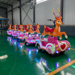 Resort Ride Manufacturer - 8 Seats Resort Tourist Train Fun Electric