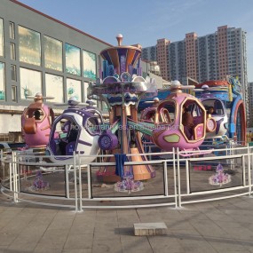 Amusement Ride Supplier - 12 Seats Theme Park Self Control Plane