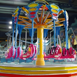 Flying Chairs Manufacturer - 16 Seats Aerial Shooting Kids Carousel