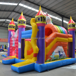 Bouncy Castle Manufacturer - Princess Jumping Bouncy Castle with Slide
