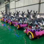 Tourist Train Supplier - 8 Seats Resort Tourist Train Outdoor Amusement