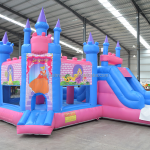 Bouncy Castle Manufacturer - Princess Jumping Bouncy Castle with Slide