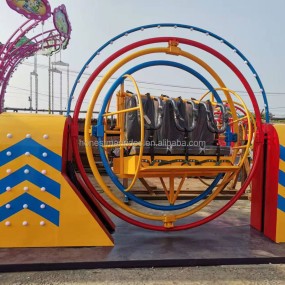 Amusement Equipment Manufacturer - 6 Seats UK Trainer Chair Human Gyroscope