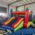 Bouncy House Supplier - 2025 New Design 3m x 4m PVC Inflatable Slide
