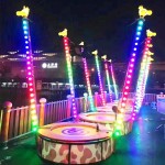 Kids Trampoline Supplier - Cute Giraffe Round Jumping Bungee Kids