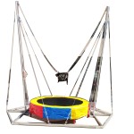 Single Trampoline Supplier - Adults Kids Single Round Bungee Outdoor