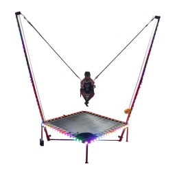Single Bungee Supplier - Single Kids Jumping Bed with Lights