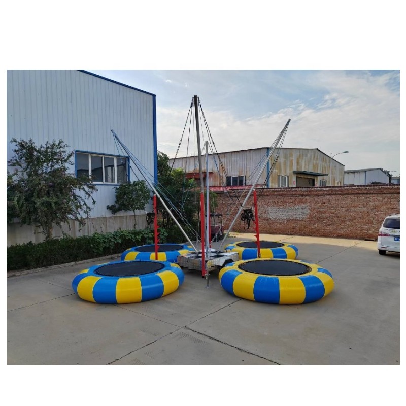 Inflatable Bungee Factory - 2025 Hot Sale Movable 4 People Trailer