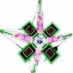 Movable Bungee Supplier - Foldable Movable 4 People Colored Lights