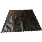 Trampoline Mesh Manufacturer - Black PP Mat with Cloth Rings Accessory