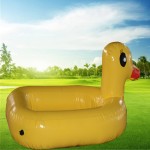 Duck Boat Supplier - Outdoor PVC Yellow Duck Boat Floating Couch