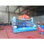Inflatable Combo Supplier - Custom Ocean Slide Fish Commercial Bouncer