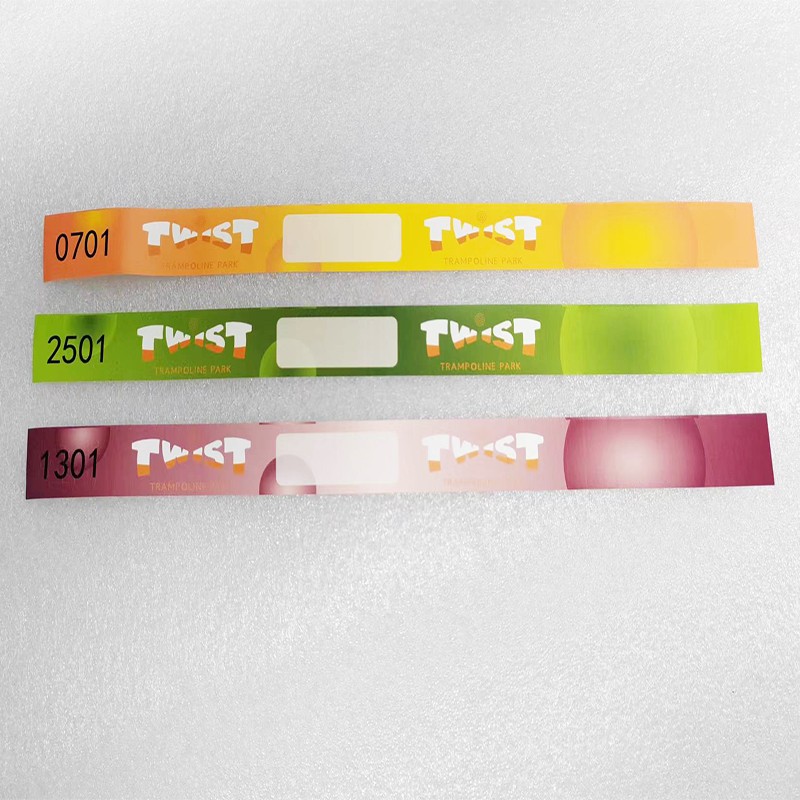 Paper Wristbands Manufacturer - Printable PP Waterproof Party Bracelet