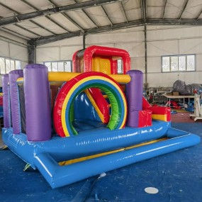 Inflatable Castle Factory - Commercial Outdoor PVC Bouncy Castle Slide