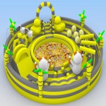 Jumping Castle Supplier - Commercial 13m Diameter PVC Inflatable