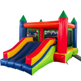 Bouncy House Supplier - 2025 New Design 3m x 4m PVC Inflatable Slide