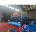 Inflatable Combo Supplier - Custom Ocean Slide Fish Commercial Bouncer