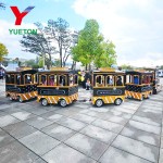Electric Trackless Train Factory - Customer Feedback RGB Light Mall