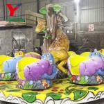 Coffee Cup Ride Factory - Dinosaur Theme Carnival Riding Equipment