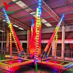Bungee Trampoline Manufacturer - Chinese Theme Park 4 Persons