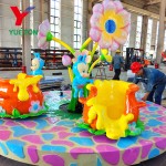 Teacup Ride Factory - Rotation Bee Cups Kids Amusement