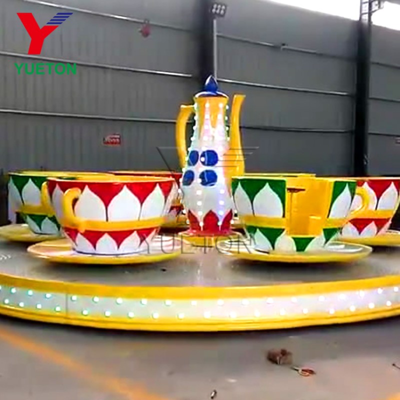 Tea Cup Ride Supplier - Outdoor Lotus Theme Adults Equipment