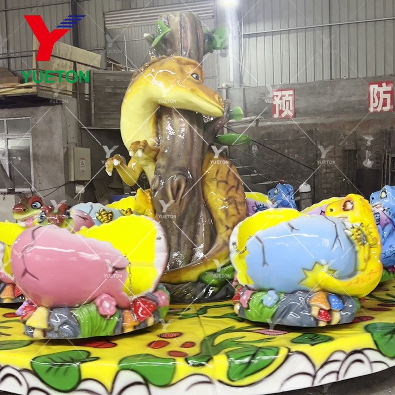 Coffee Cup Ride Factory - Dinosaur Theme Carnival Riding Equipment