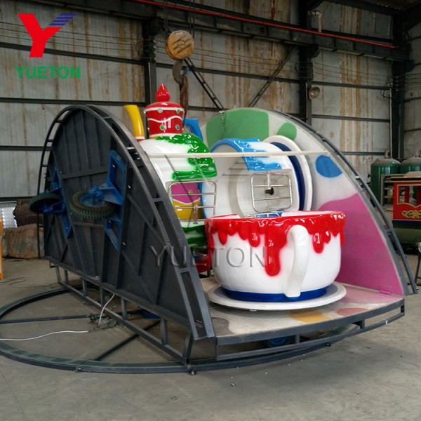 Tea Cup Ride Manufacturer - Fun Portable Trailer Mounted Attraction