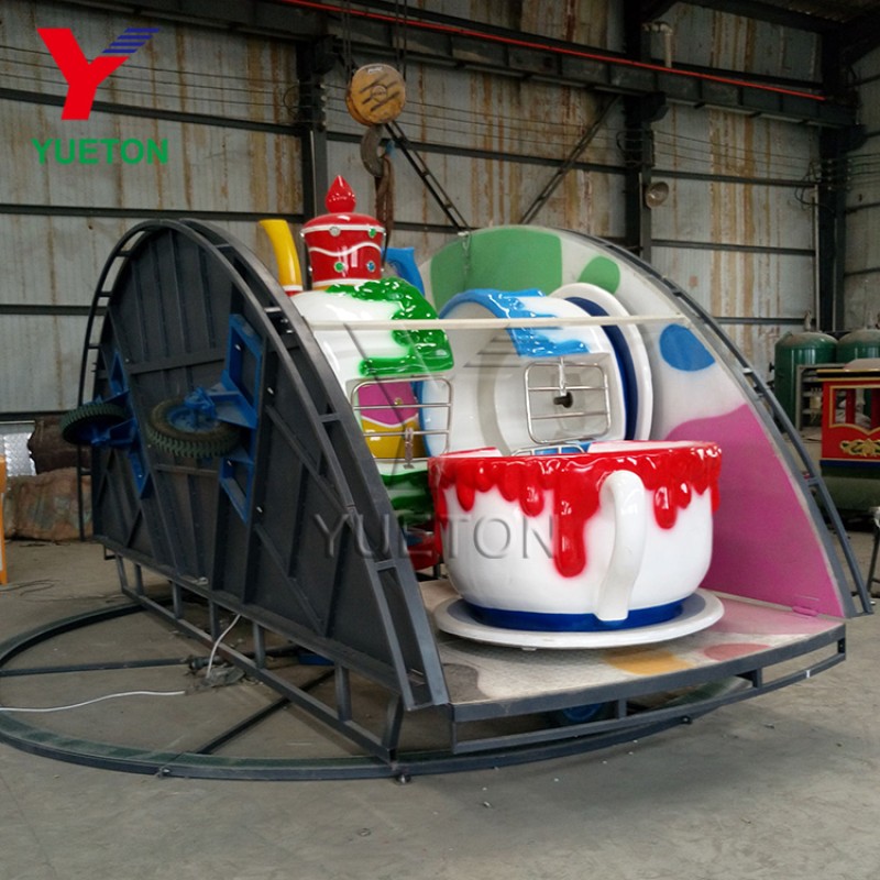 Tea Cup Ride Manufacturer - Fun Portable Trailer Mounted Attraction