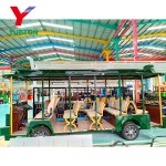 Electric Sightseeing Bus Factory - 72V 14 Seats Scenic Spot Tram