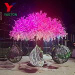 Swing Carousel Supplier - Custom Artificial Tree Outdoor Rotating