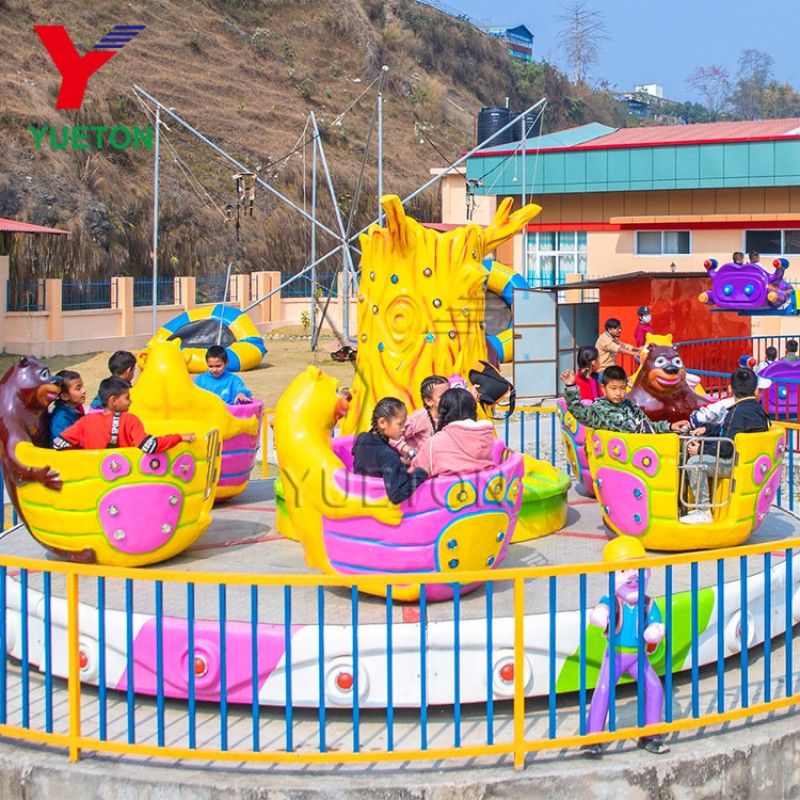 Spinning Tea Cup Manufacturer - Bear Cartoon Theme Amusement Ride