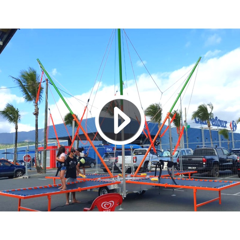 Bungee Trampoline Factory - Commercial Outdoor Euro 4 in 1