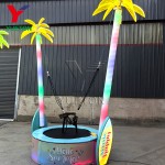 Bungee Trampoline Manufacturer - Coconut Trees Single Bungee Jumping