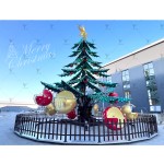 Christmas Tree Ride Supplier - Hot Sale Fiberglass Shopping Mall