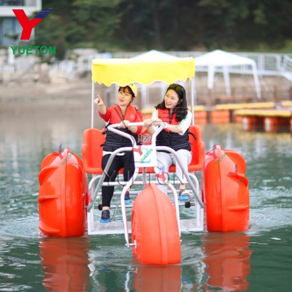Water Sea Tricycle Manufacturer - 3 Big Wheels Pedal Boat With Wheels