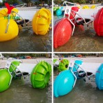 Water Sea Tricycle Manufacturer - 3 Big Wheels Pedal Boat With Wheels