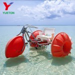 Water Sea Tricycle Manufacturer - 3 Big Wheels Pedal Boat With Wheels