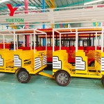 Electric Trackless Train Factory - 27 Seats Tourist Sightseeing Train
