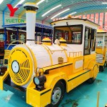 Electric Trackless Train Factory - 27 Seats Tourist Sightseeing Train